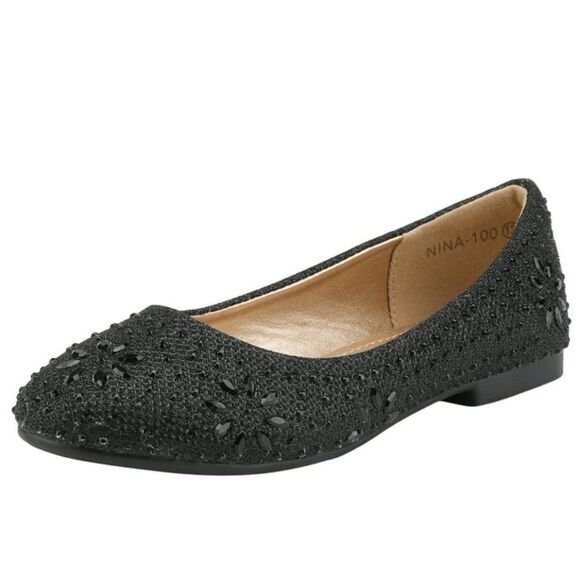 BRAND NEW CHARLES ALBERT DRESS SLIP-ON BALLERINA FLATS - Picture 1 of 16